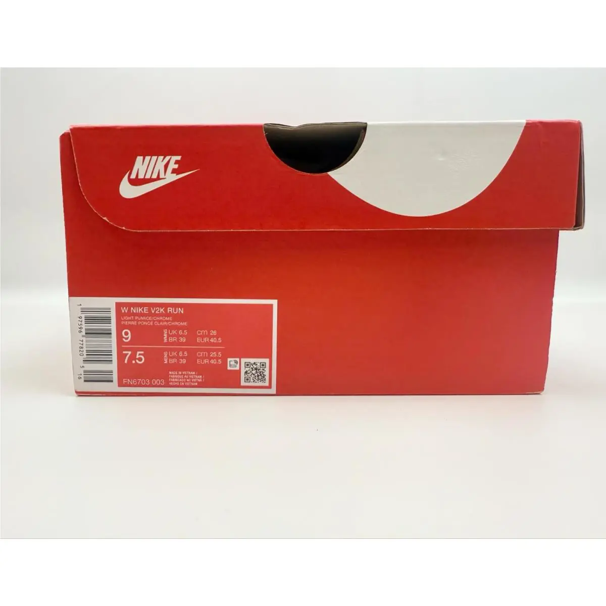 Nike shoes - Nike V2K Run - Run - FN6703 003 - Light Pumice/Chrome (UPC: 197596778205) 0