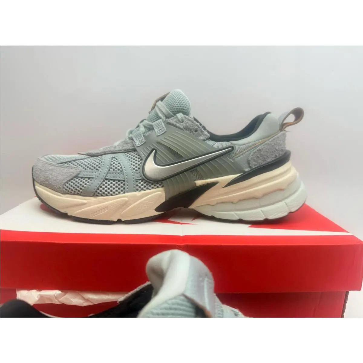 Nike shoes - Nike V2K Run - Run - FN6703 003 - Light Pumice/Chrome (UPC: 197596778205) 3