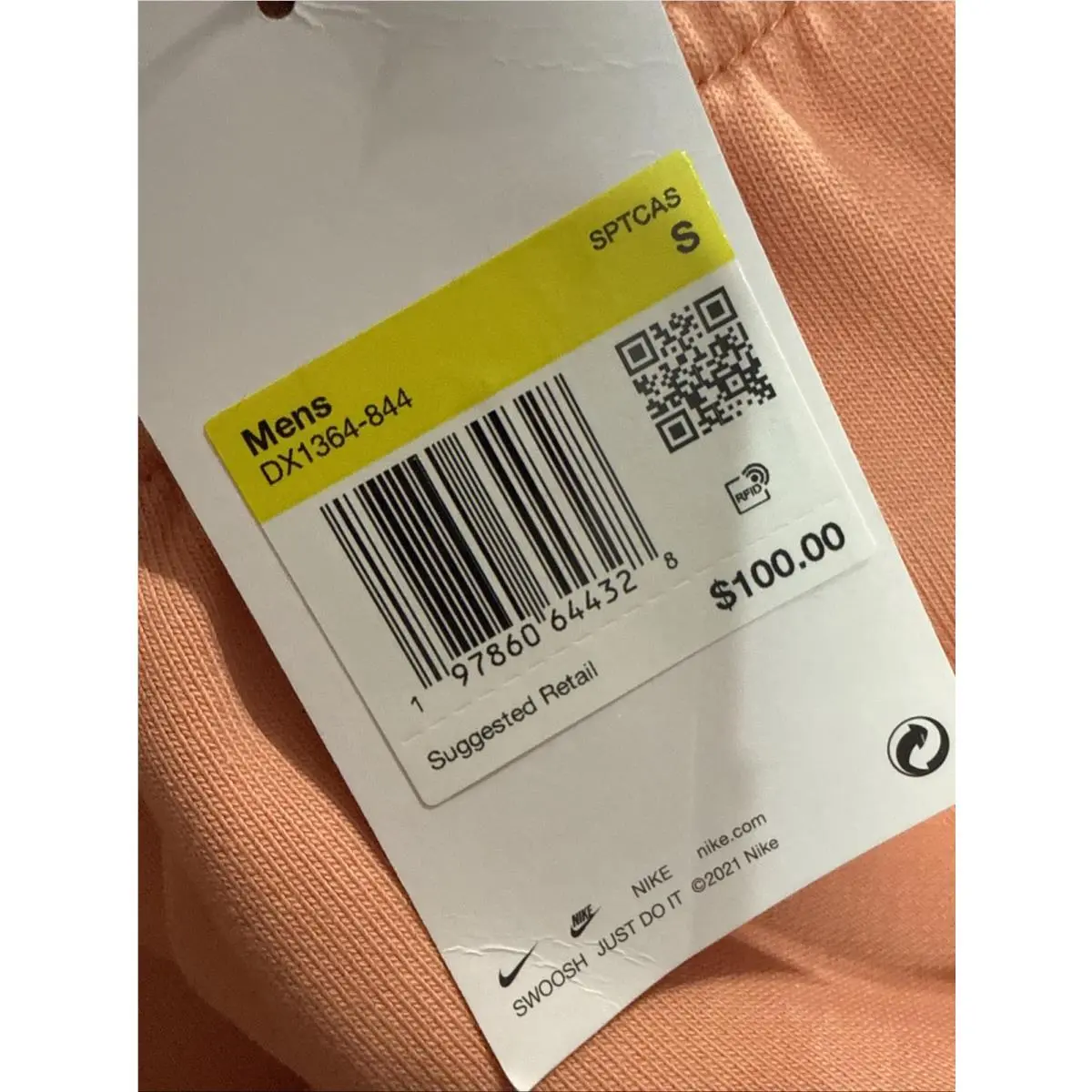 Nike clothing - DX1355-844 DX1364-844 - DX1355-844 DX1364-844 - Peach 17