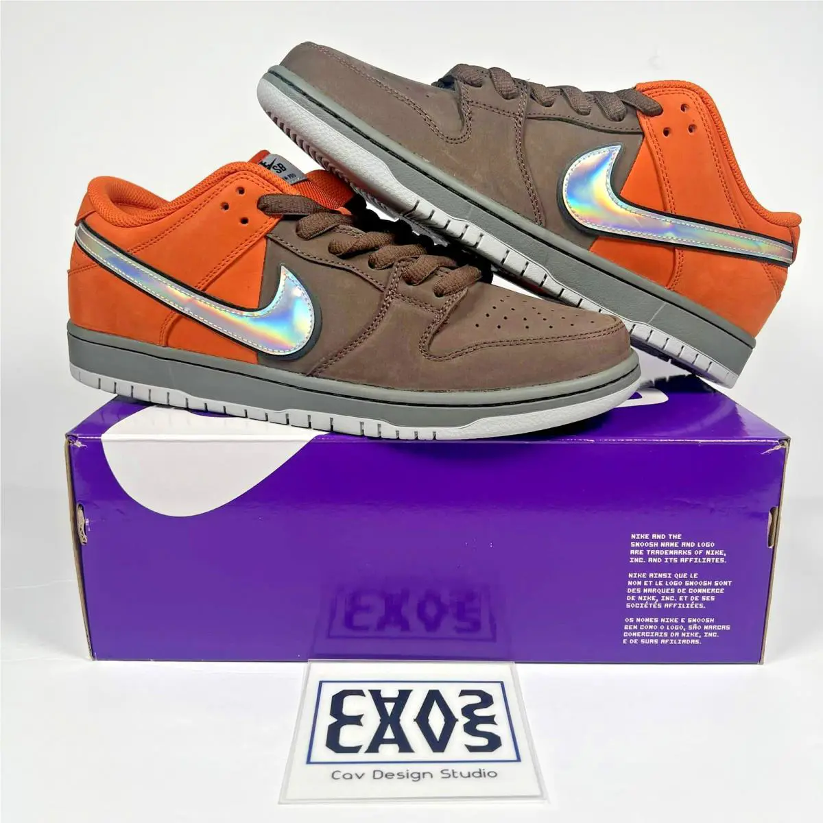 Nike shoes - Nike SB Dunk Low - Dunk Low - IR1888-800 - Orange, Manufacturer: Lightning/Wolf Grey/Denim Turquoise (UPC: 198730668864) 20