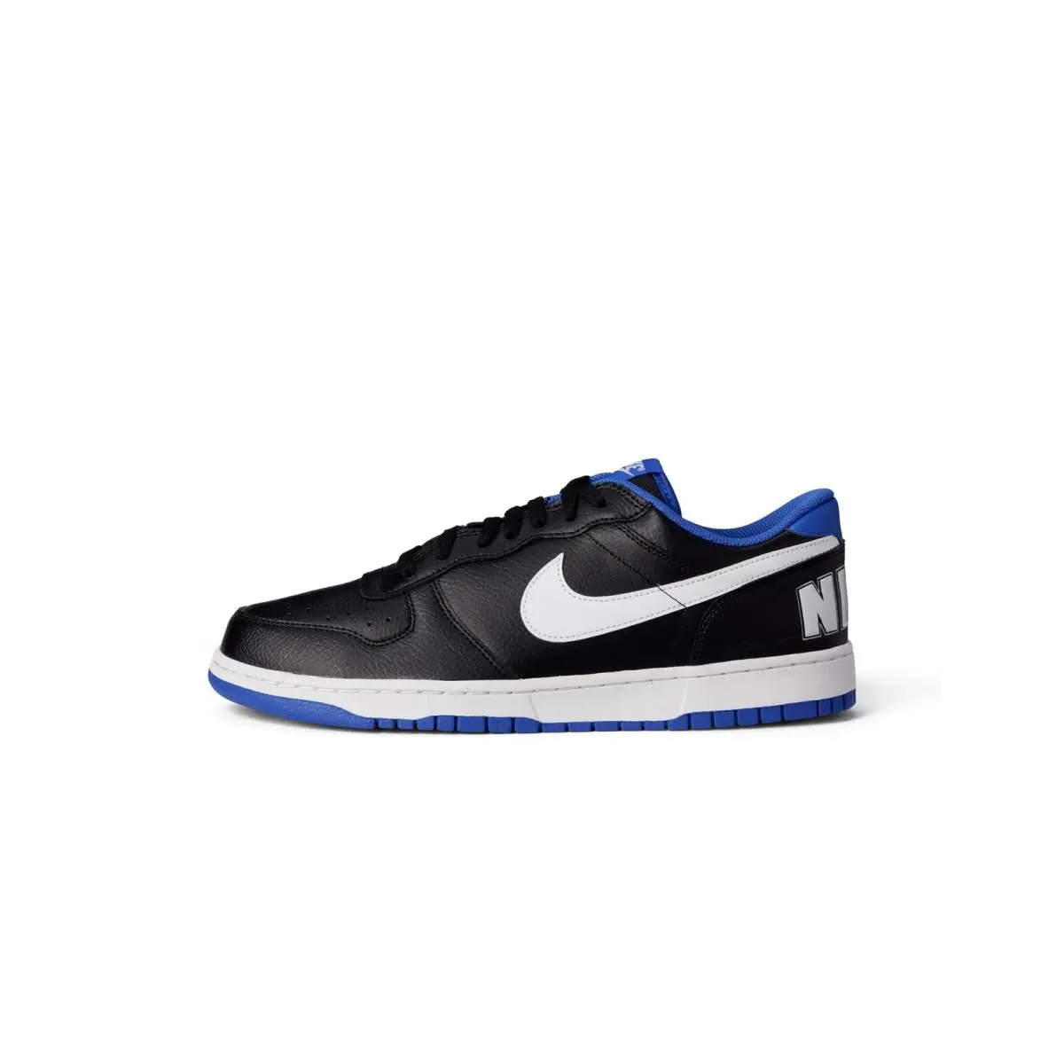 Men`s Big Low Size 9 Shoes Black Summit White Hyper Royal 355152-018 by Nike