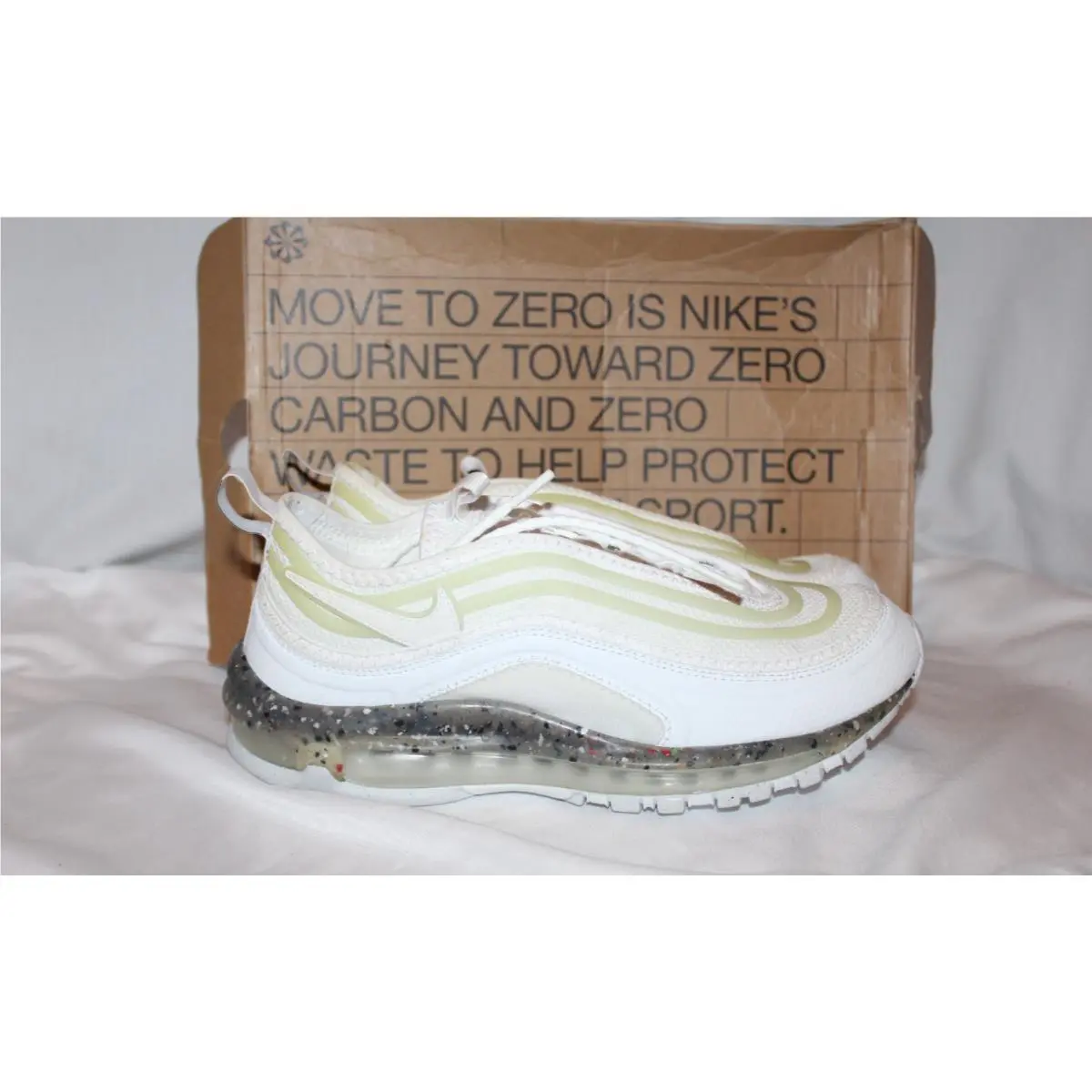 Nike Air Max Plus Terrascape White Pure Platinum Shoes Men`s Size 8 DQ3977-100