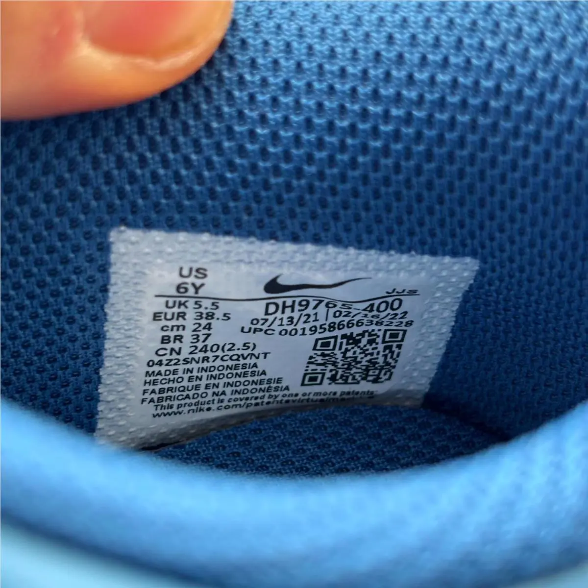 Nike shoes - Nike Dunk Low GS - Dunk Low - DH9765-400 - Marina Blue White (UPC: 195866638228) 6