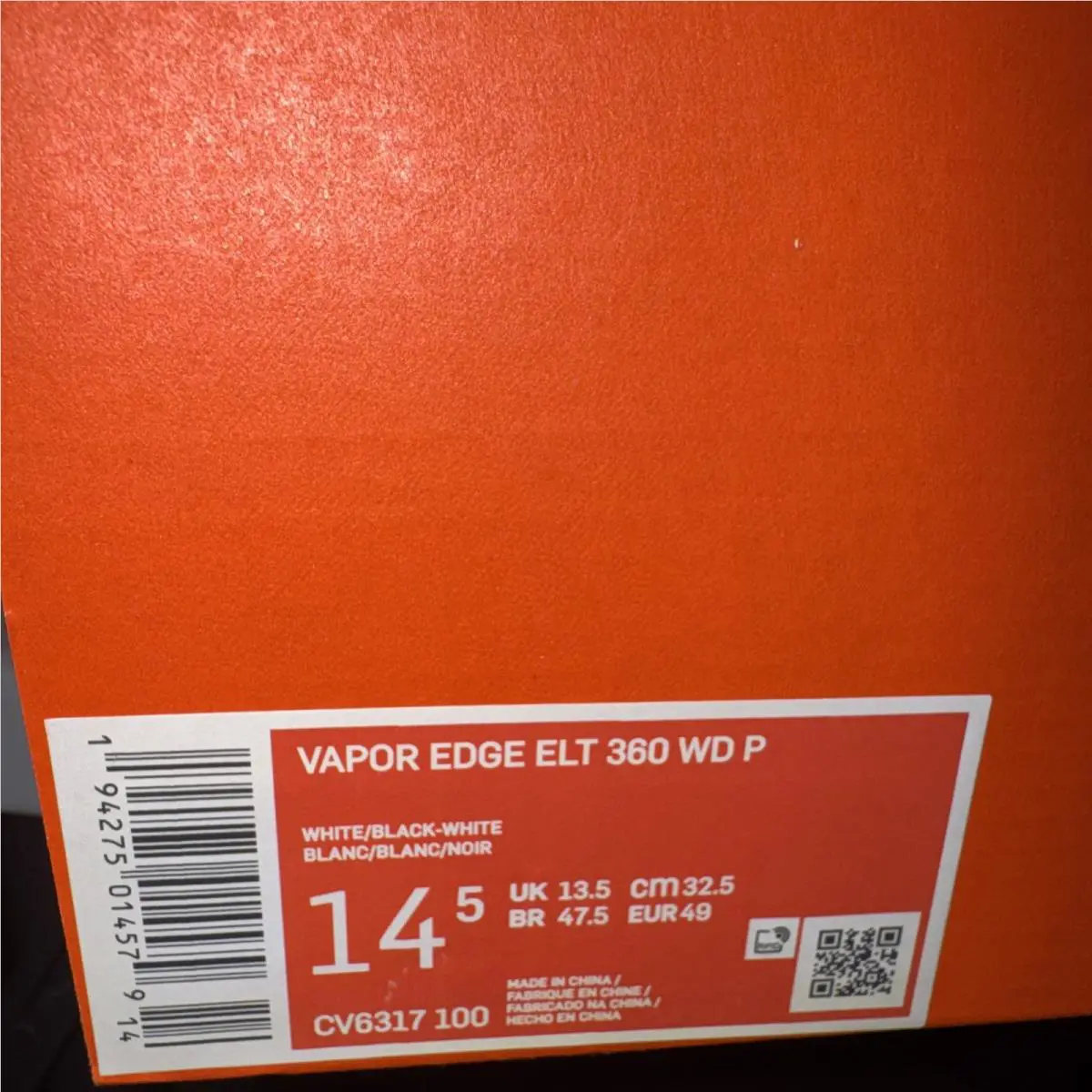 Nike shoes - Nike Vapor Edge - Vapor Edge - CV6317-100 - White 3