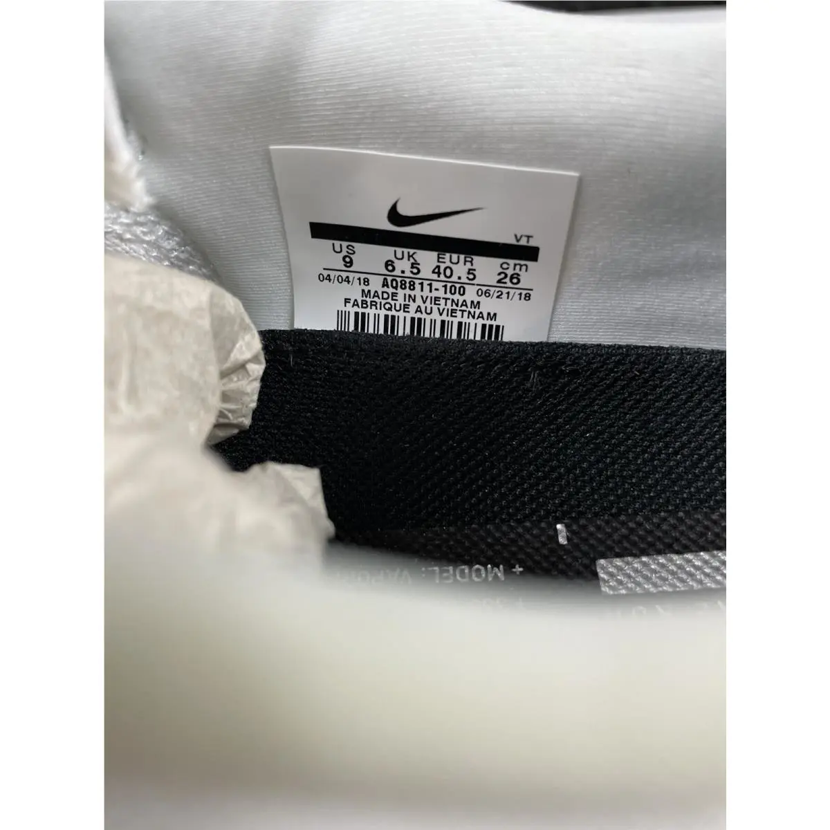 Nike shoes - Nike Air Vapormax Run Utility - AQ8811-100 - Red (UPC: 0191887652397) 10