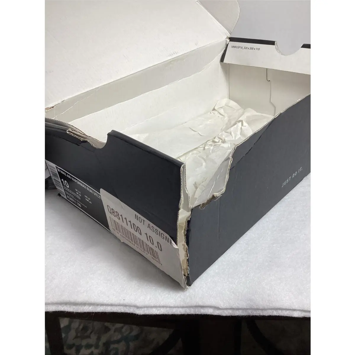 Nike shoes - Nike Air Vapormax Run Utility - AQ8811-100 - White (UPC: 0191887652410) 13