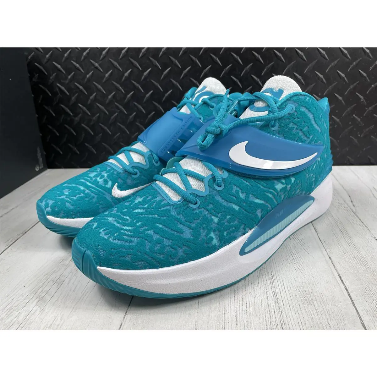 Nike shoes - Nike KD 14 - DM5040-403 - White (UPC: 0195239291814) 3