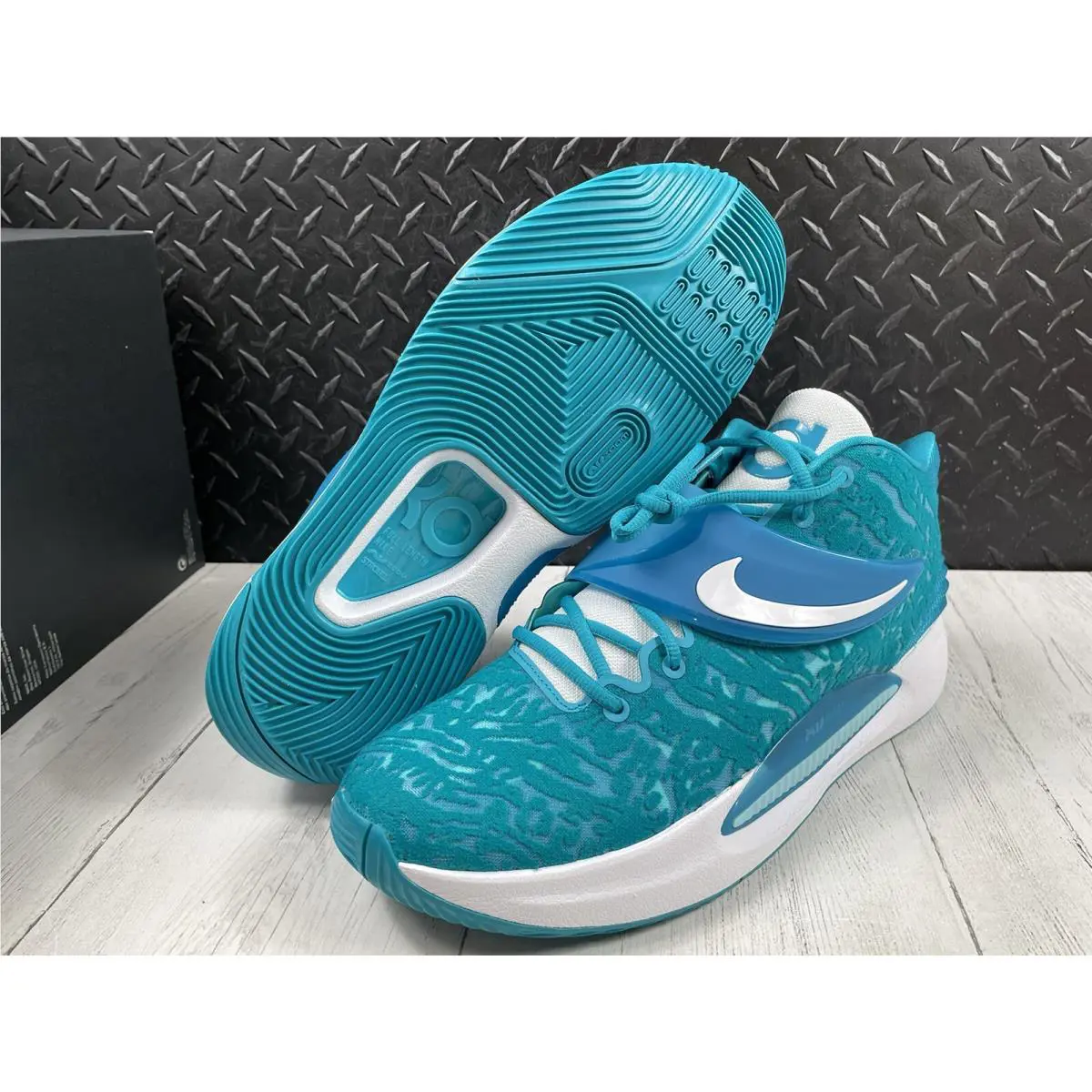 Nike shoes - Nike KD 14 - DM5040-403 - White (UPC: 0195239291814) 4
