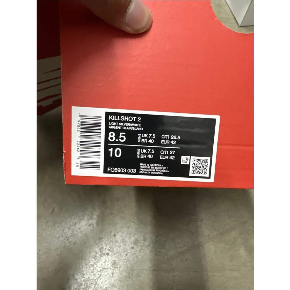 Nike shoes - Nike Killshot 2 - Killshot - FQ8903-004 - Grey 1