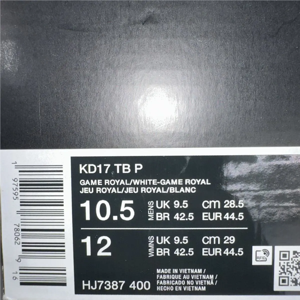 Nike shoes - Nike KD 17 - HJ7387-400 - Blue 4