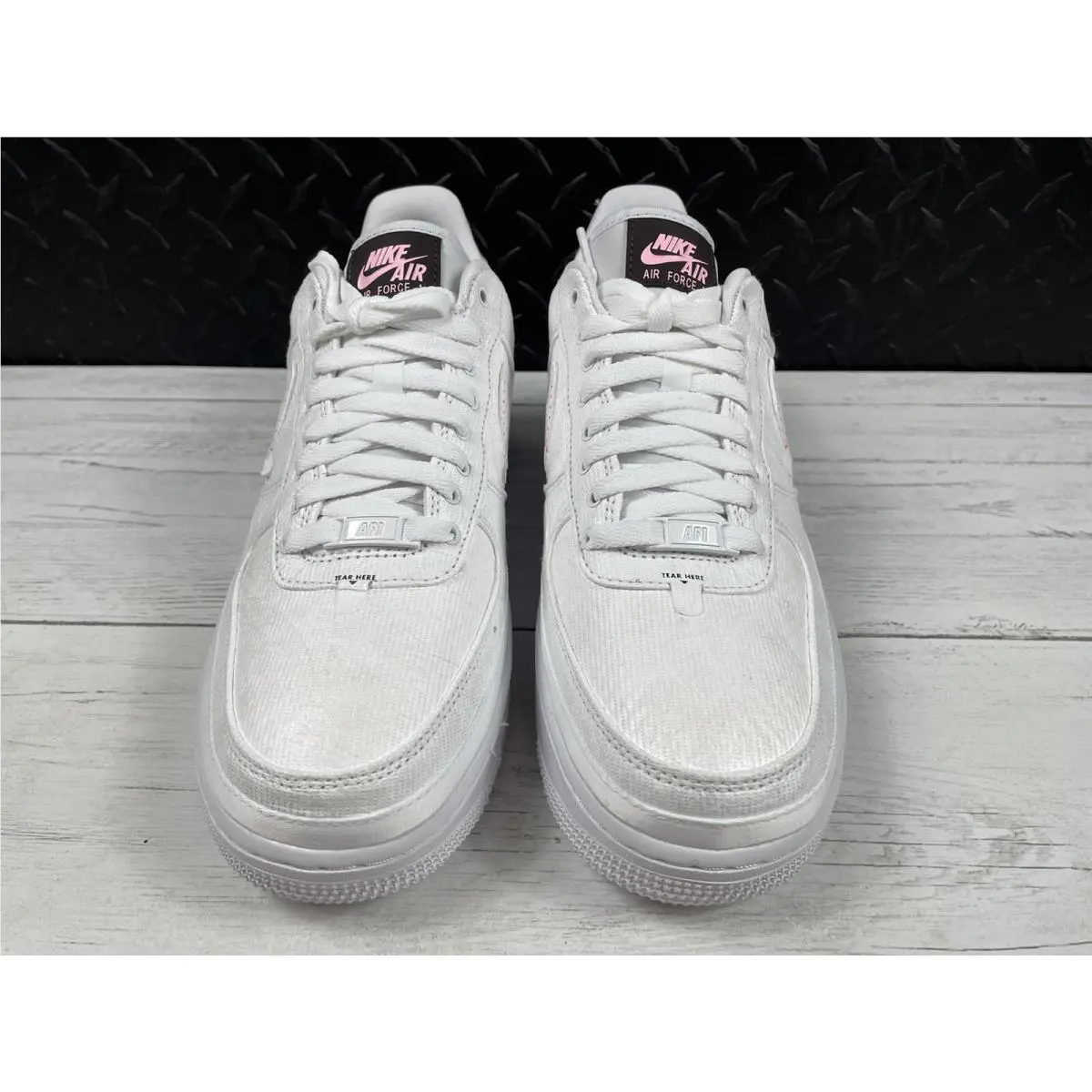 Nike shoes - Nike Air Force 1 ‘07 Tear Away - DJ9941-244 - Multicolor, Manufacturer: Pale Vanilla, Arctic punch & Fauna Brown (UPC: 0194958393465) 2