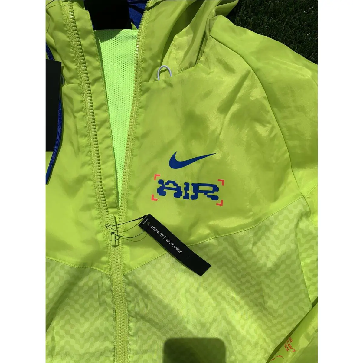 Nike clothing - Nike Catching Air Windrunner - Catching Air Windrunner - Green Neon/Multicolor (UPC: 194276163443) 0