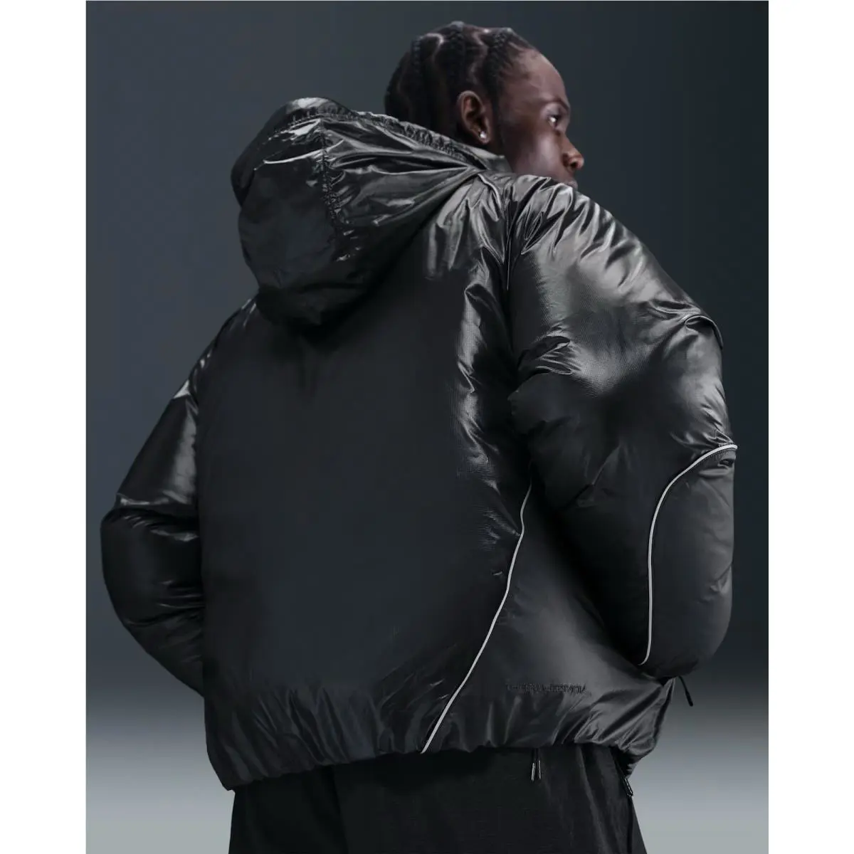 Nike clothing - Nike Tech Bubble Jacket - Tech Bubble Jacket - Black (UPC: 198482468590) 0