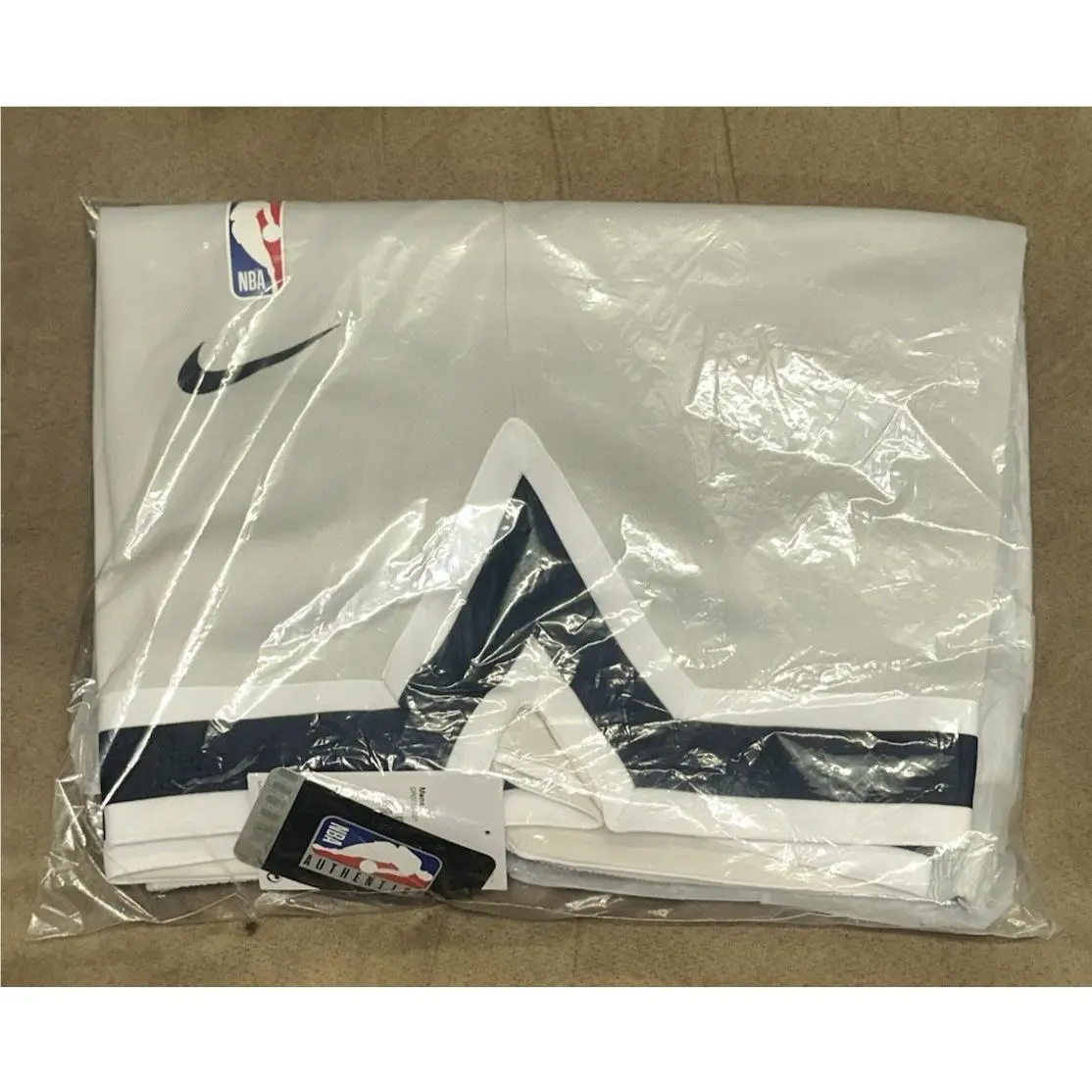 Nike Nba Minnesota Timberwolves Team Issued Shorts Gray Mens Xxl 2XL DR0756-027