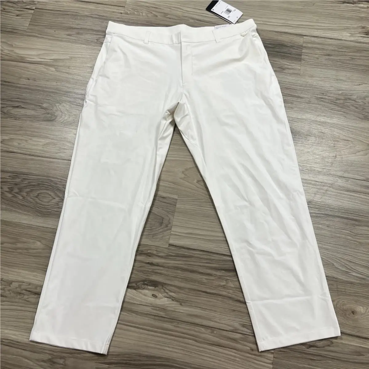 Nike 24.7 Perfectstretch Dri-fit Upf 40+ Golf Pants White HQ6921-133 Men`s 34x32