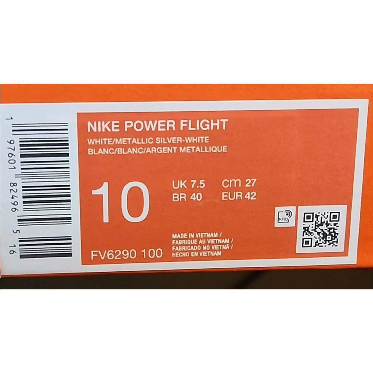 Nike shoes - Nike Power Flight - Power Flight - FV6290-100 - White 6