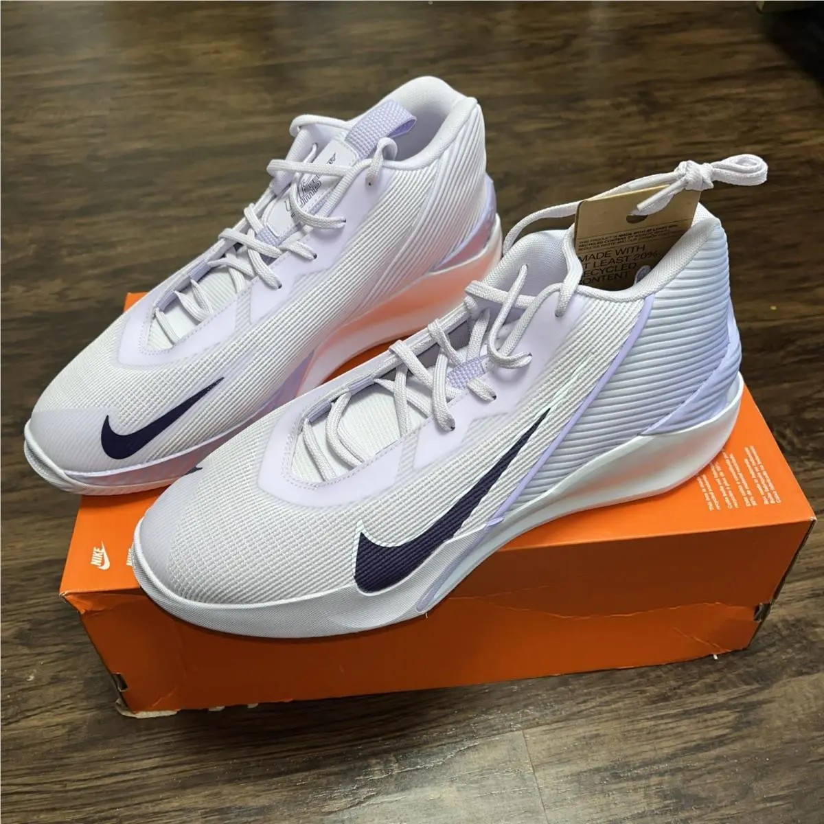 Nike G.t. Jump Academy Barely Grape Basketball Sneakers FV5524 Men`s Size 12