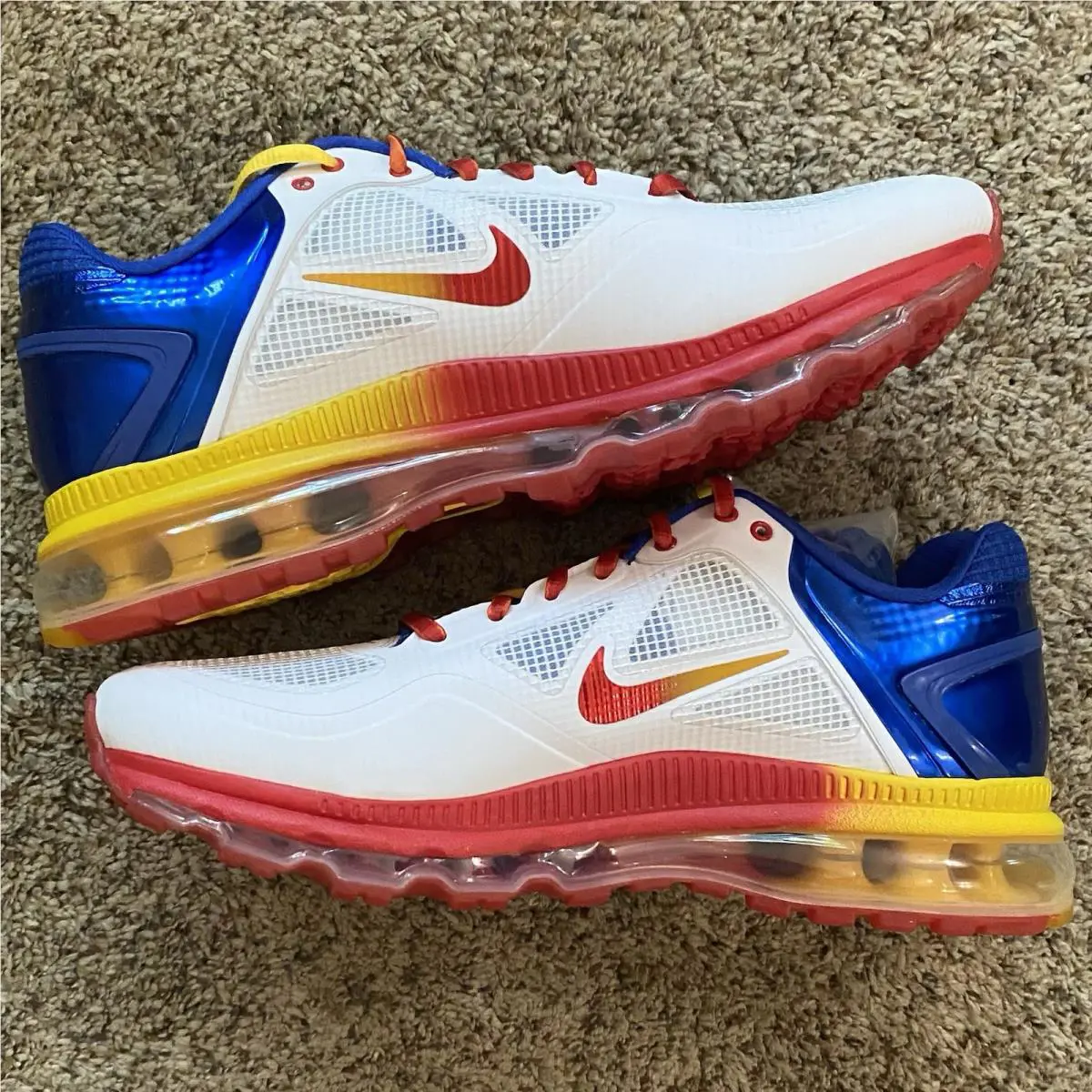 Nike shoes - Nike Air Trainer 1.3 - Air Trainer - 513697-101 - White, Manufacturer: White/Game Royal-Red-Yellow 0