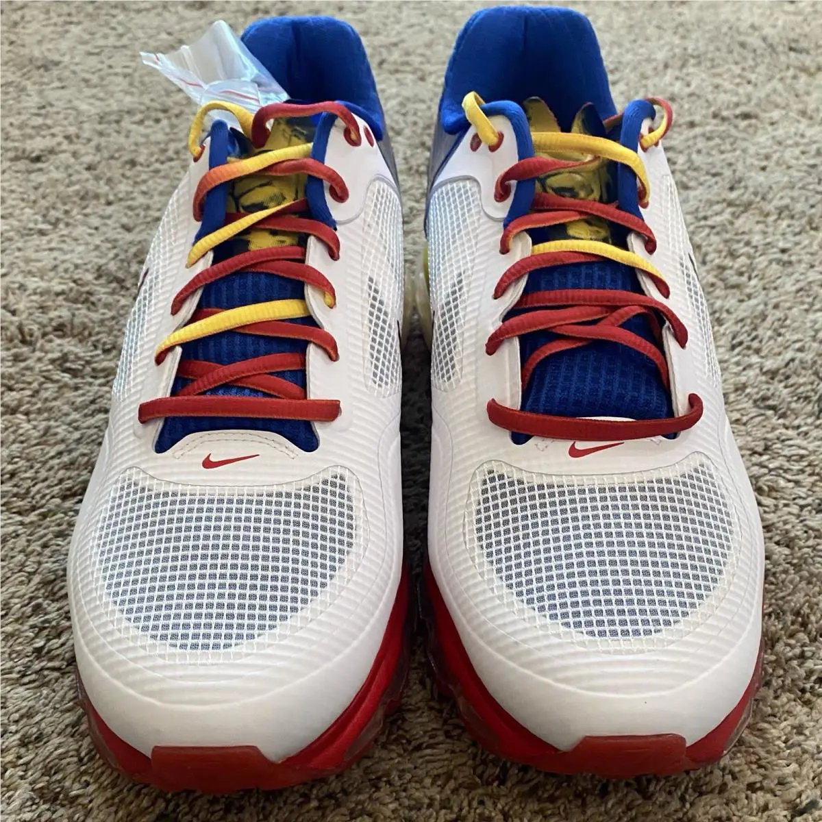 Nike shoes - Nike Air Trainer 1.3 - Air Trainer - 513697-101 - White, Manufacturer: White/Game Royal-Red-Yellow 1