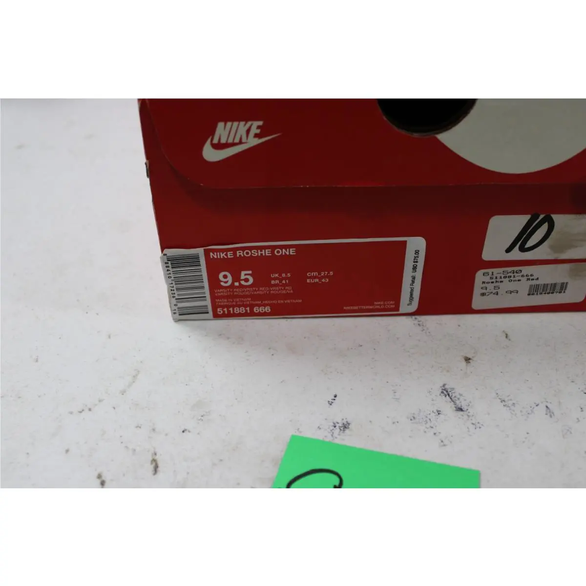 Nike shoes - Nike Roshe One - Roshe One - 511881-666 - Red 4