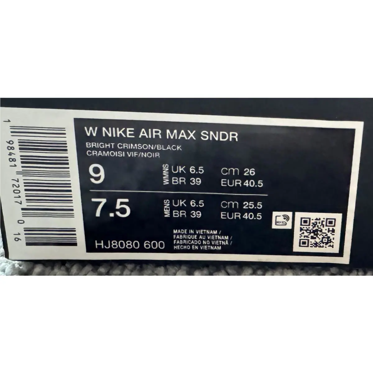 Nike shoes - Nike Air Max Sunder - Air Max Sunder - HJ8080-600 - Orange 2