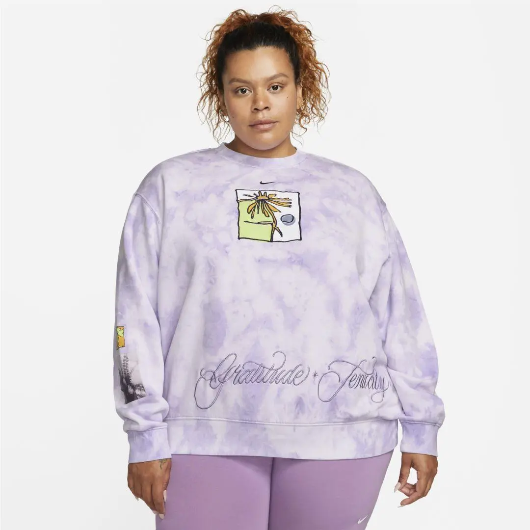 Nike Sportswear Nwrc Women Size L Oversized Fleece Sweatshirt In Venice