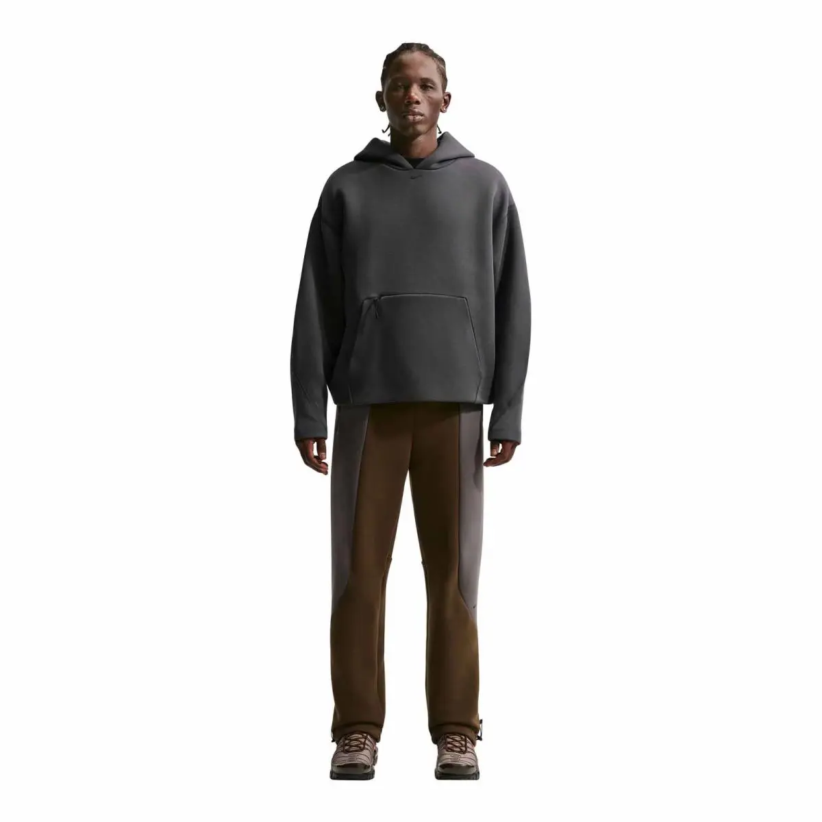 Mens Nike Tech Fleece Pullover Hoodie IO9941-060-SIZE S - ANTHRACITE/BLACK