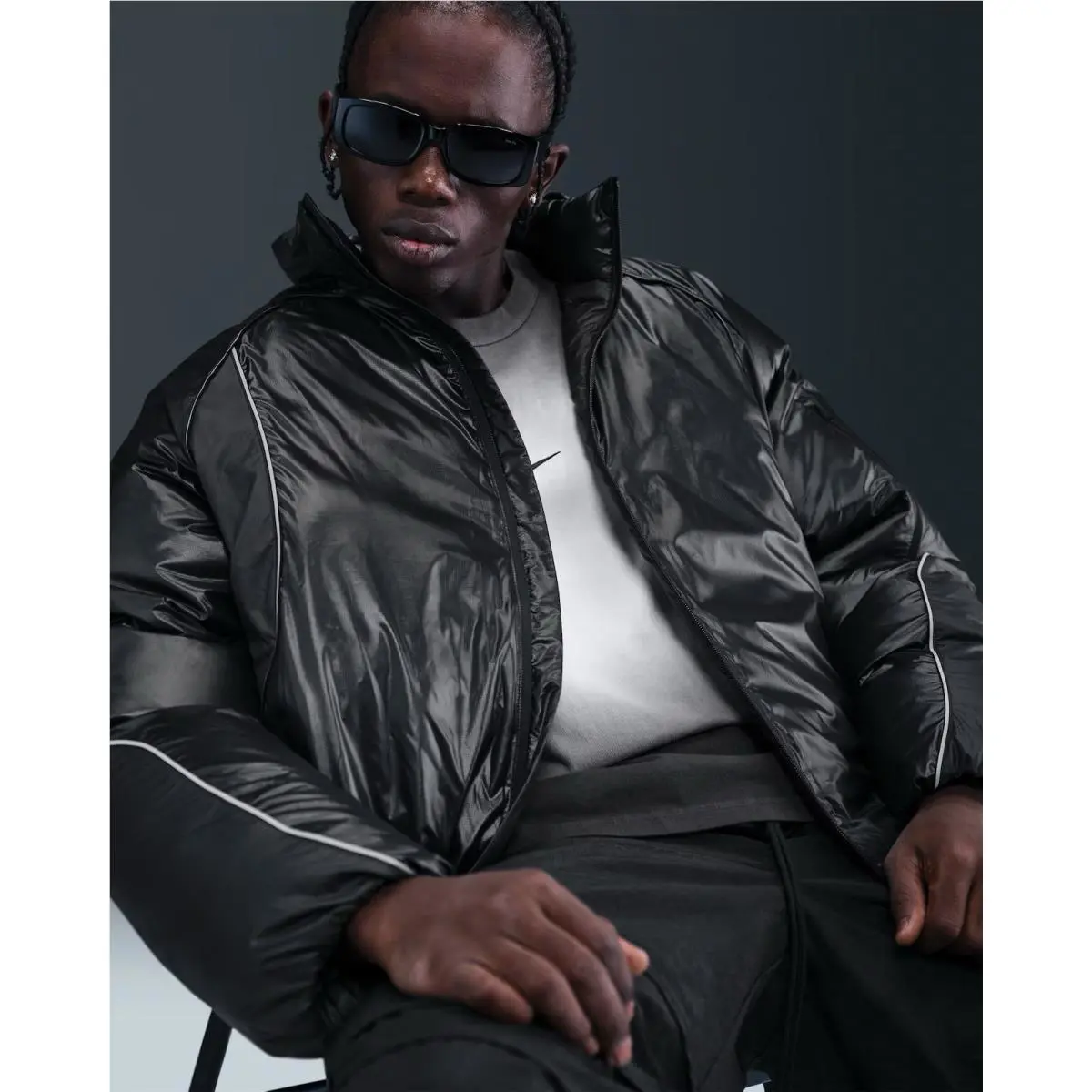 Nike clothing - Nike Tech Bubble Jacket - Tech Bubble Jacket - Black (UPC: 198482468590) 1