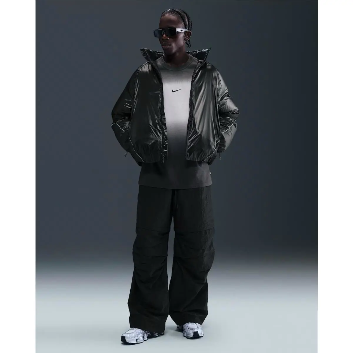Nike clothing - Nike Tech Bubble Jacket - Tech Bubble Jacket - Black (UPC: 198482468590) 2