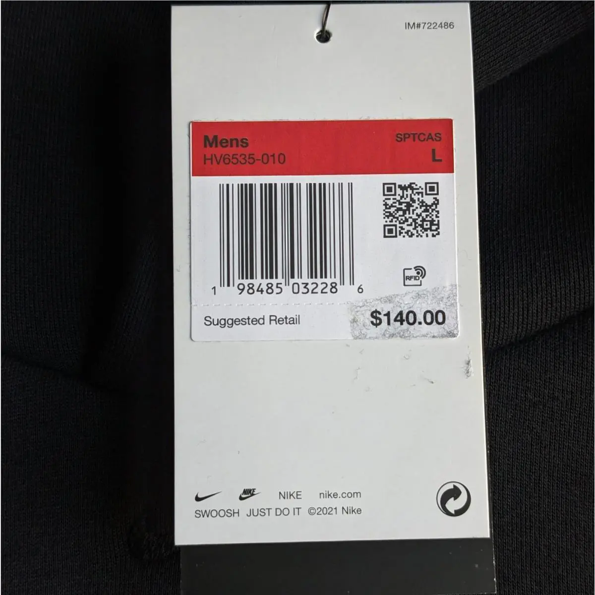 Nike clothing - HV6535-010 - HV6535-010 - Black, Manufacturer: Triple Black (UPC: 198485032286) 8