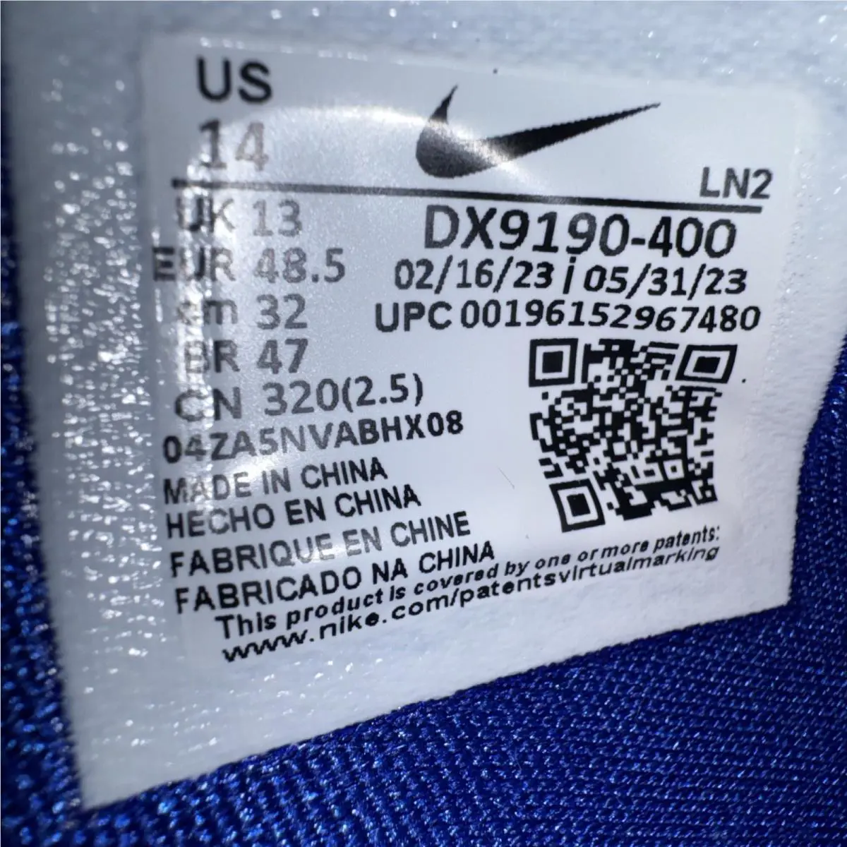 Nike shoes - Nike Air Zoom GT Hustle 2 - DX9190 400 - Blue 4