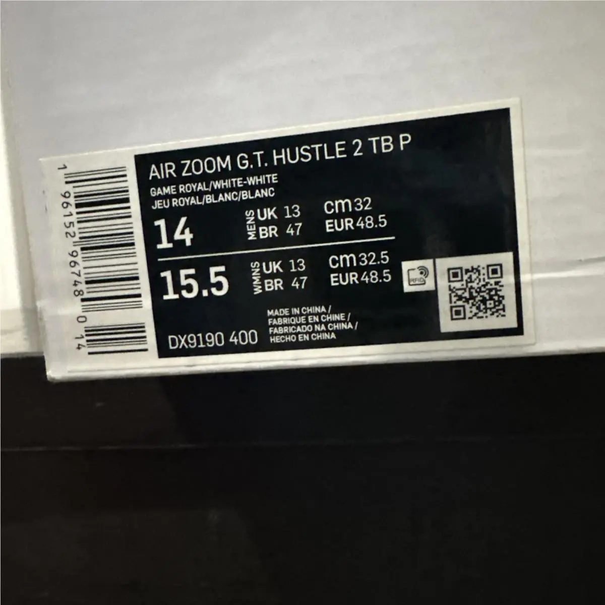 Nike shoes - Nike Air Zoom GT Hustle 2 - DX9190 400 - Blue 5