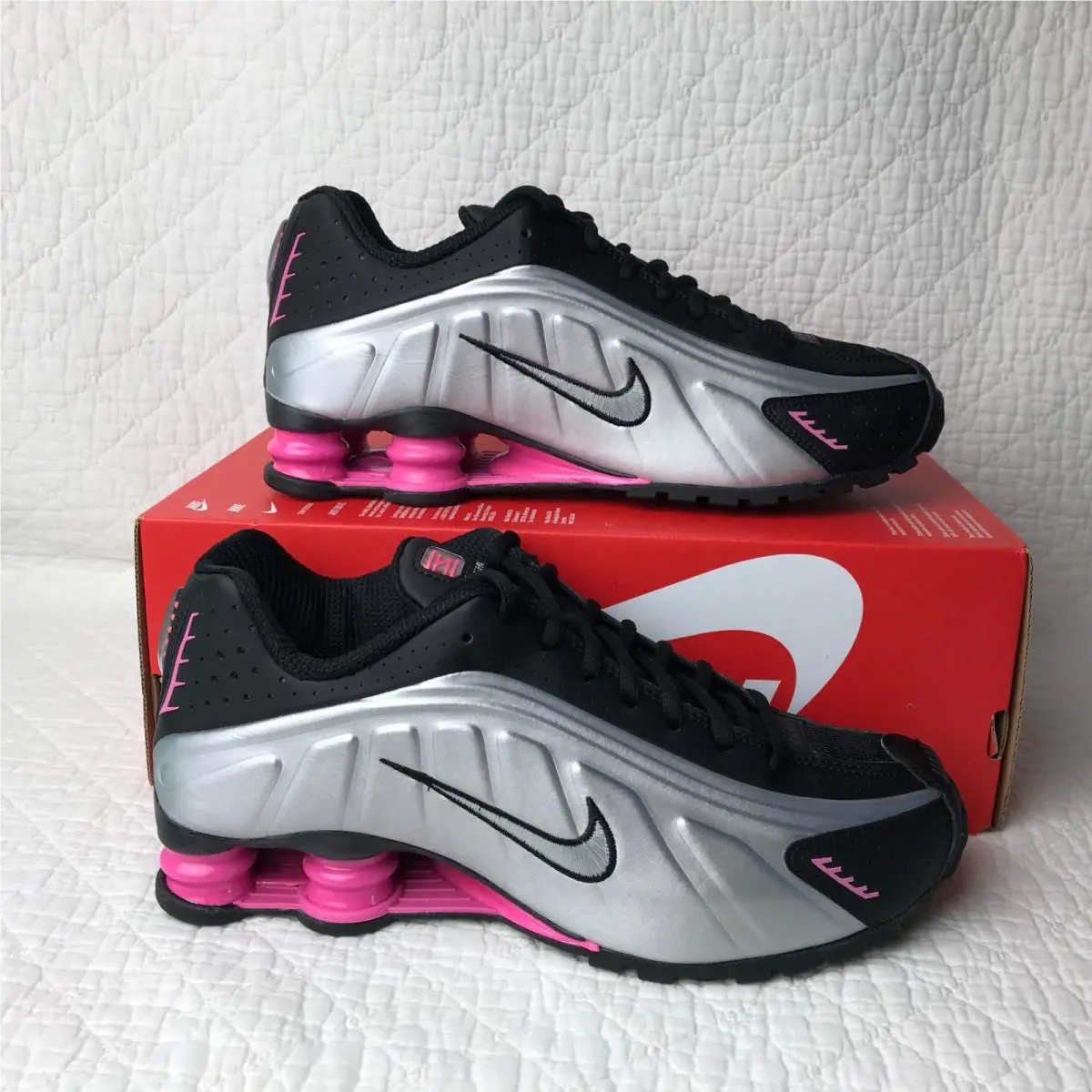 Nike shoes - Nike Shox - Shox - AR3565 012 - Black/Metallic Silver (UPC: 198486804776) 0