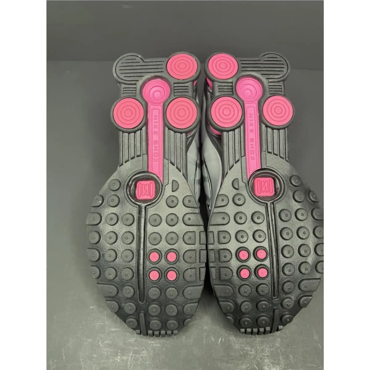 Nike shoes - Nike Shox R4 Black Metallic Silver Pinksicle (Women`s) - AR3565-012 - Black, Pink, Silver 8