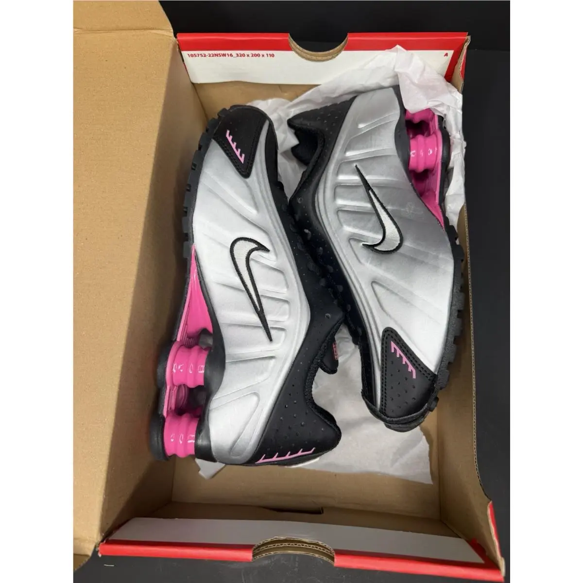 Nike shoes - Nike Shox R4 Black Metallic Silver Pinksicle (Women`s) - AR3565-012 - Black, Pink, Silver 9