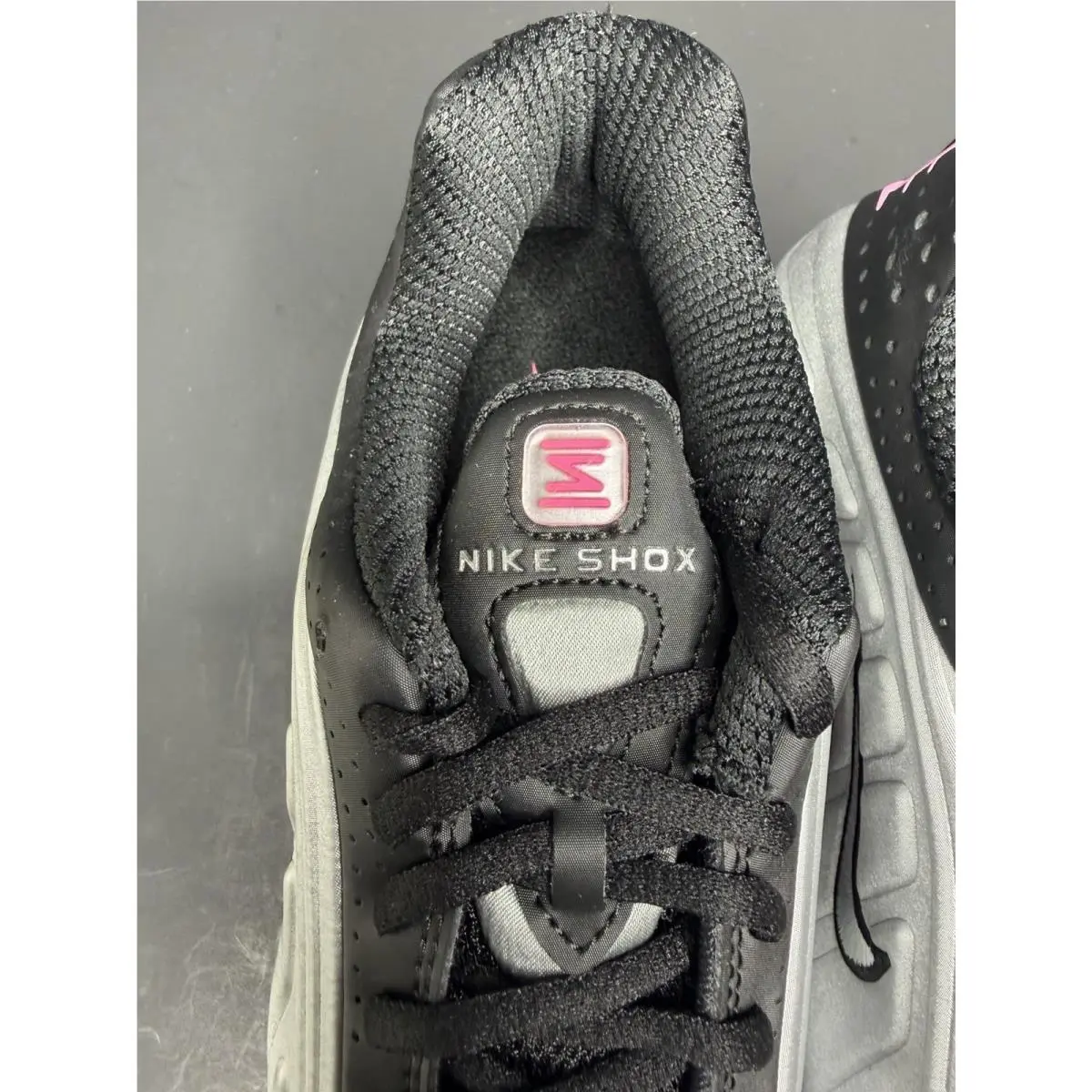 Nike shoes - Nike Shox R4 Black Metallic Silver Pinksicle (Women`s) - AR3565-012 - Black, Pink, Silver 5