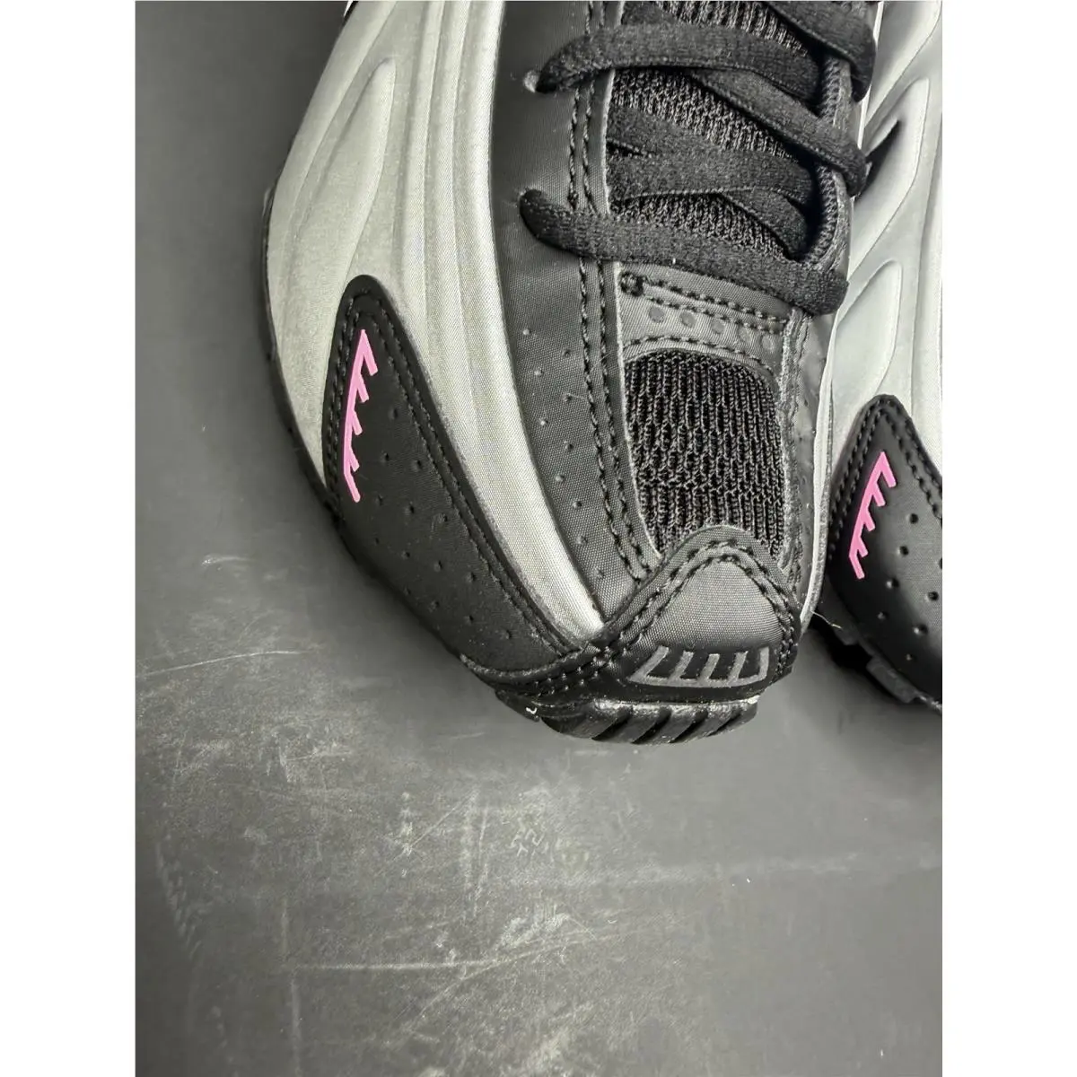 Nike shoes - Nike Shox R4 Black Metallic Silver Pinksicle (Women`s) - AR3565-012 - Black, Pink, Silver 6