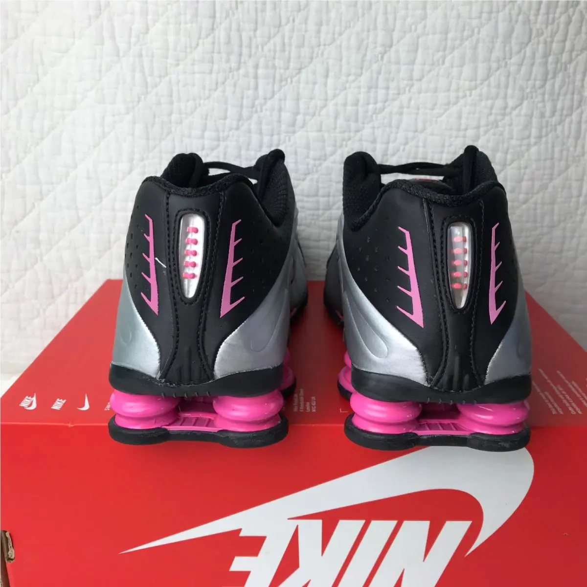 Nike shoes - Nike Shox - Shox - AR3565 012 - Black/Metallic Silver (UPC: 198486804776) 4