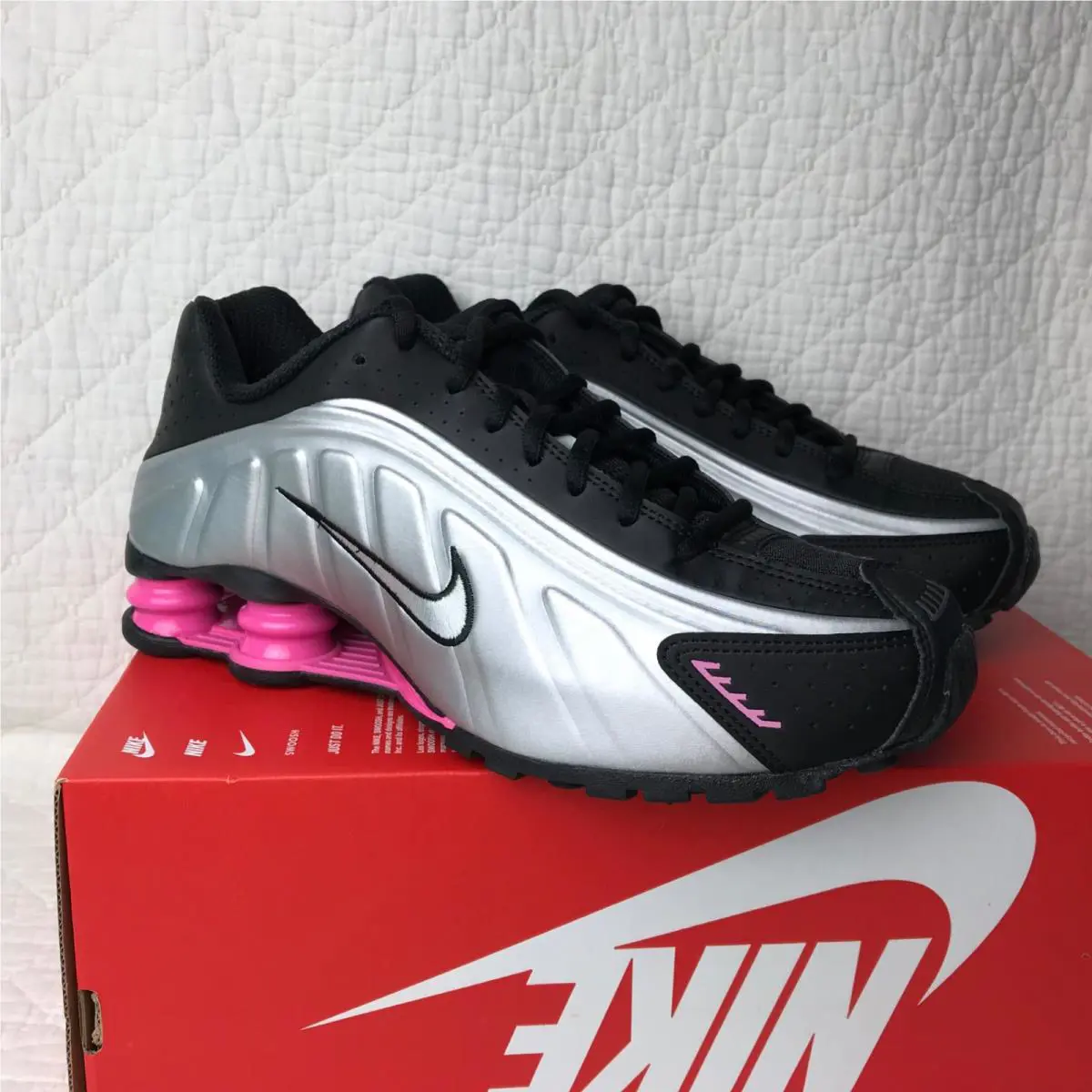Nike shoes - Nike Shox - Shox - AR3565 012 - Black/Metallic Silver (UPC: 198486804776) 7