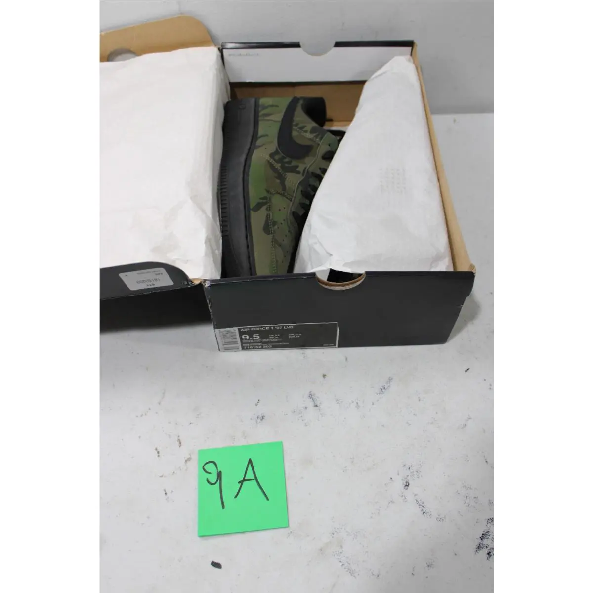Nike shoes - Nike Air Force 1 `07 LV8 - 718152-203 - Green (UPC: 091201537525) 0
