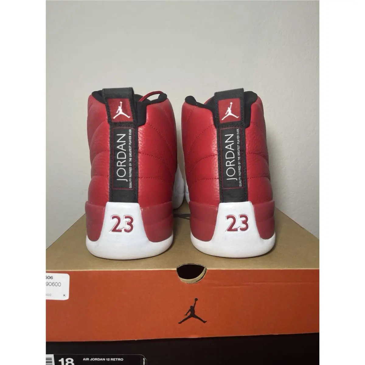 Nike shoes - Air Jordan 12 - Air - 130690-600 - Red 0