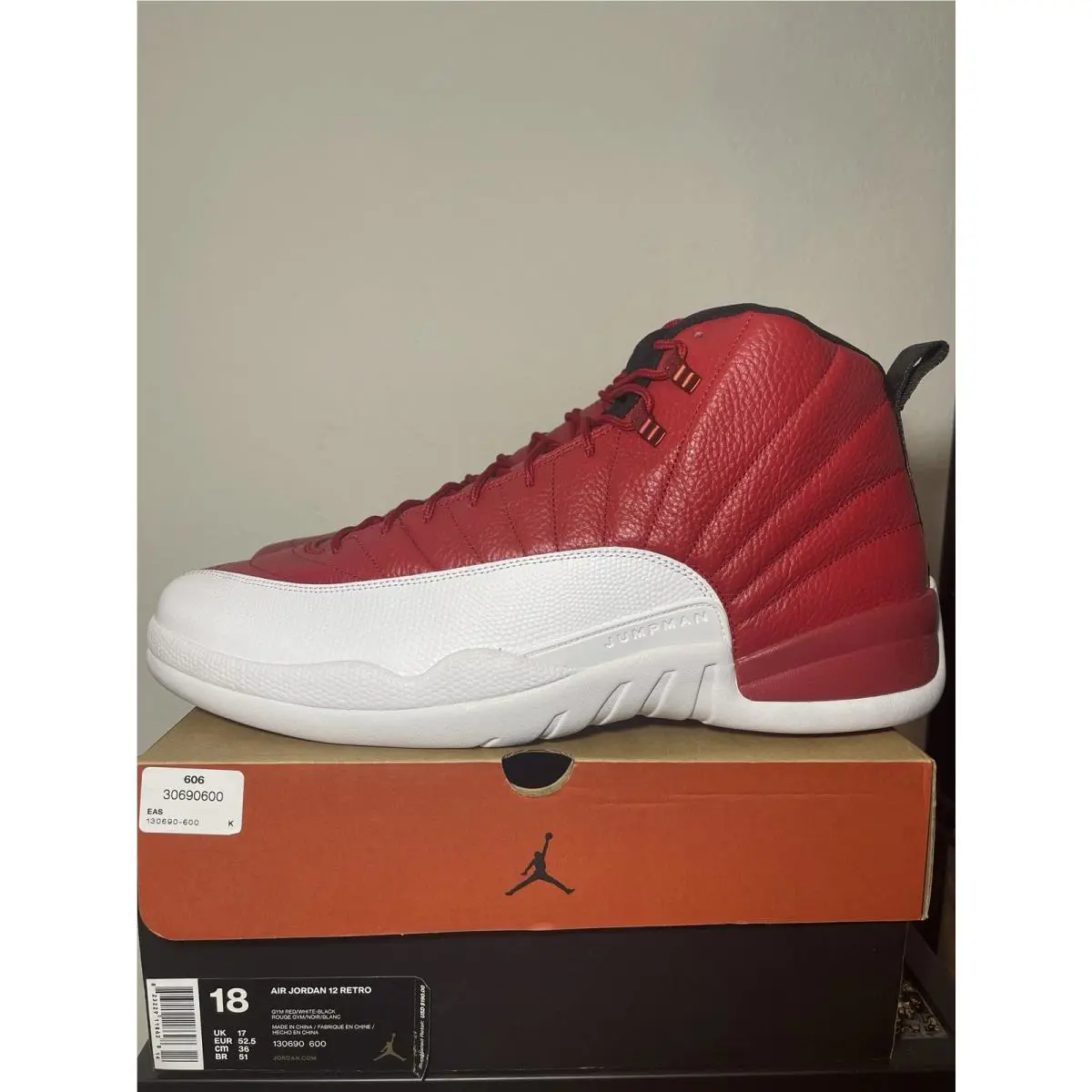 Nike shoes - Air Jordan 12 - Air - 130690-600 - Red 1