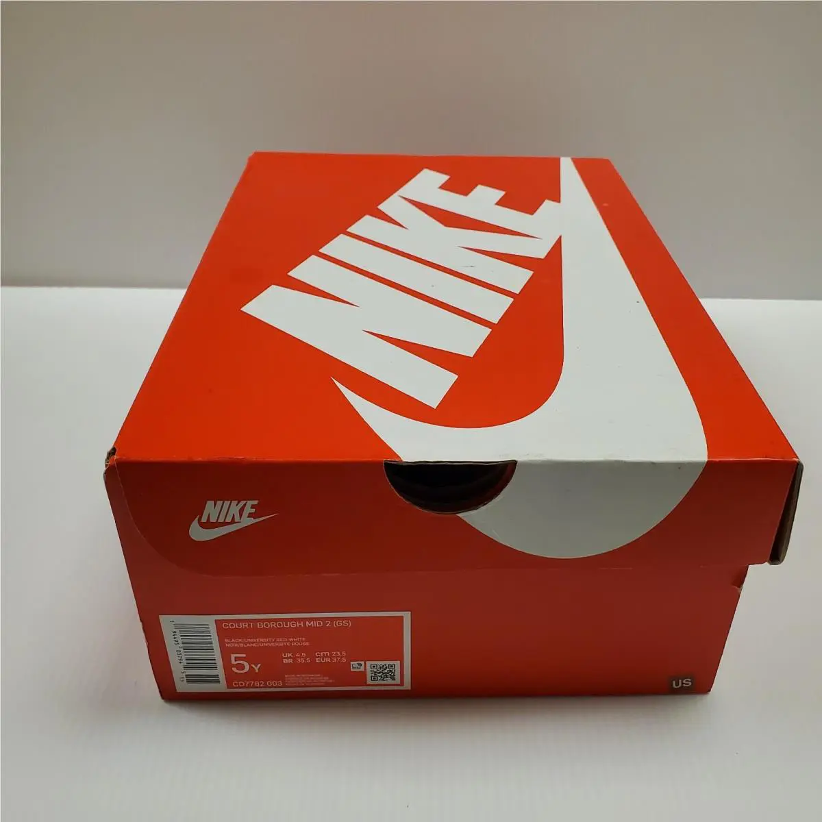 Nike shoes - Nike Court Borough - Court Borough - black/university red-white 10