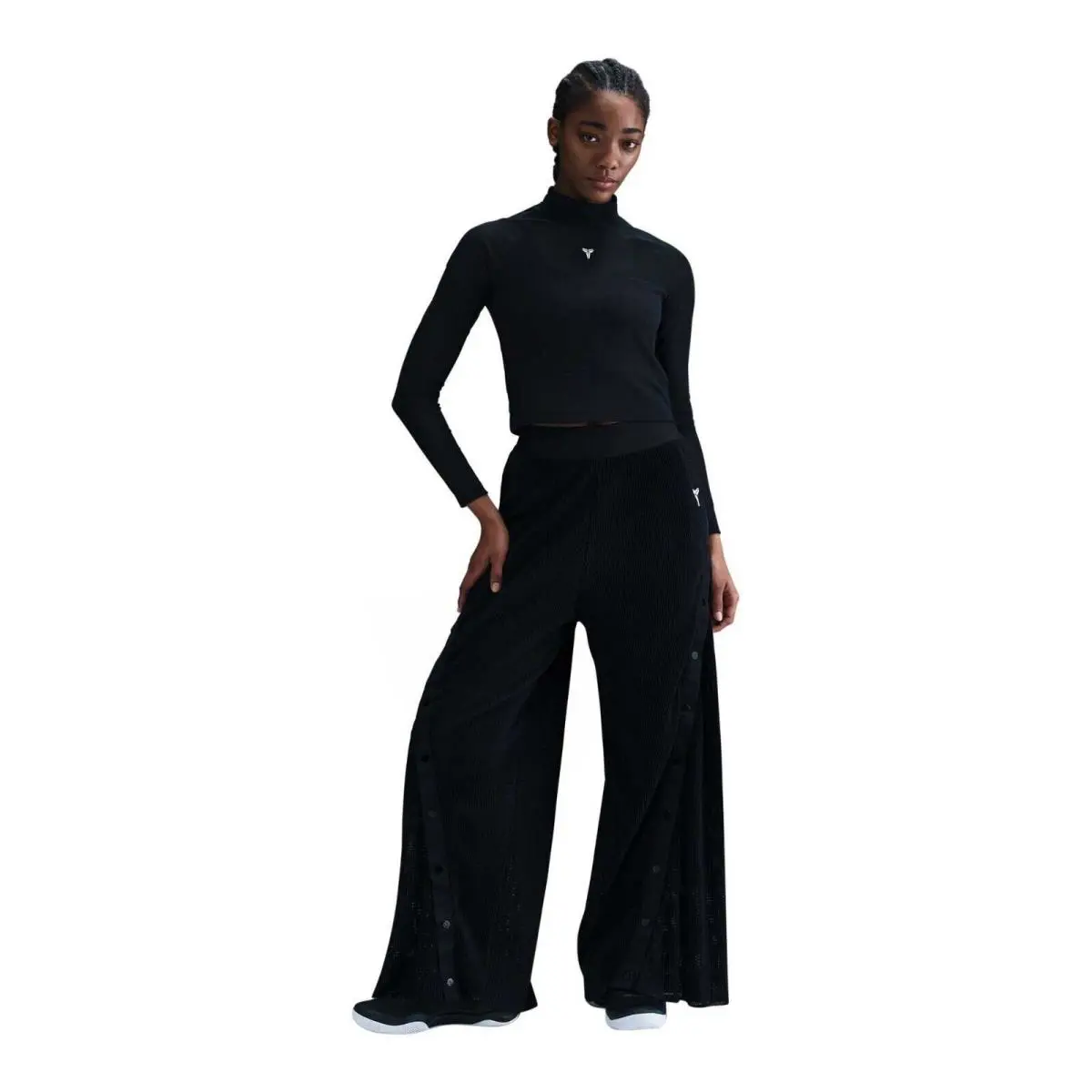Womens Nike Kobe Pleated Tear Away Pants_black IB0016-010 Size 2XL - BLACK
