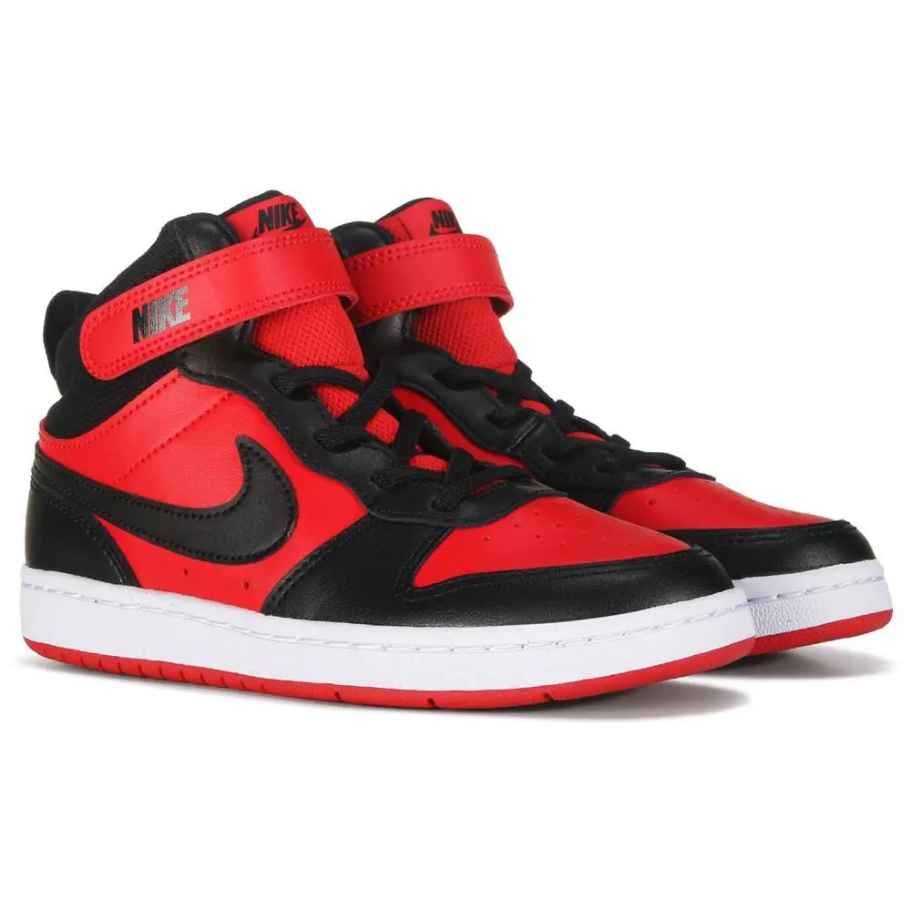 Nike shoes - Nike Court Borough - Court Borough - Red/Black/White (UPC: 196972135199) 2