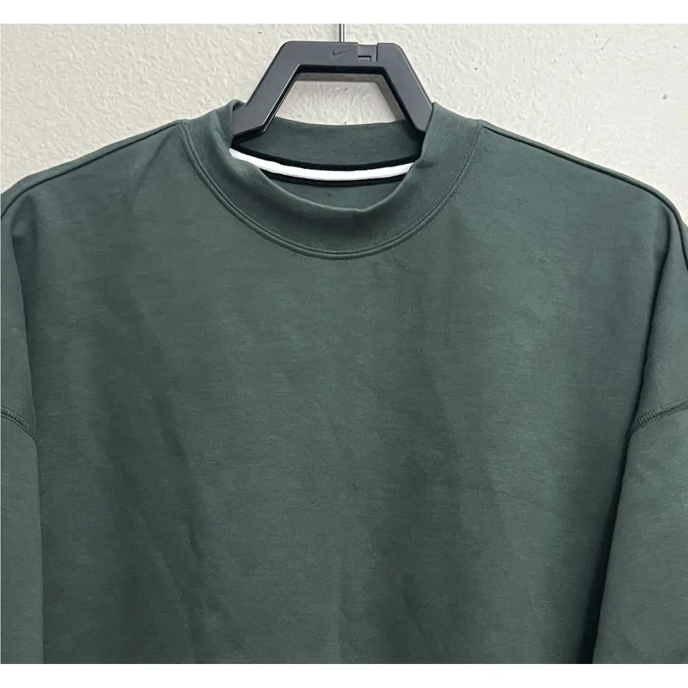 Nike clothing - Nike Tech Fleece Oversized Shirt Top - FZ7581-338 - Vintage Green (UPC: 197600941496) 0