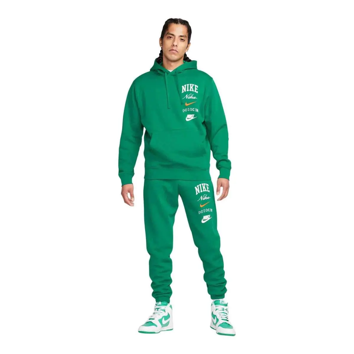 Nike clothing - FN2634-365 - FN2634-365 - MALACHITE/SAFETY ORANGE 0