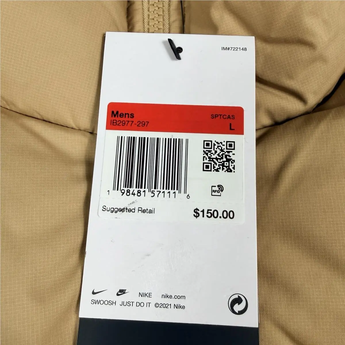 Nike clothing - IB2977-297 - IB2977-297 - Beige (UPC: 0198481610563) 3