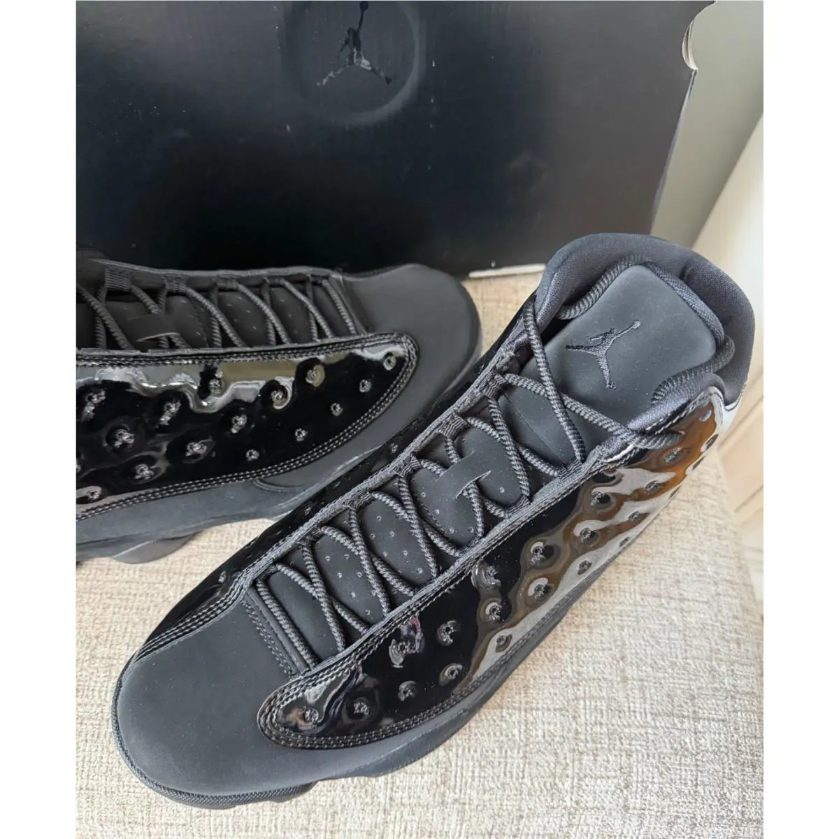 Nike shoes - Air Jordan 13 - Air - 414571-012 - Black, Manufacturer: Black/Black/Black 1