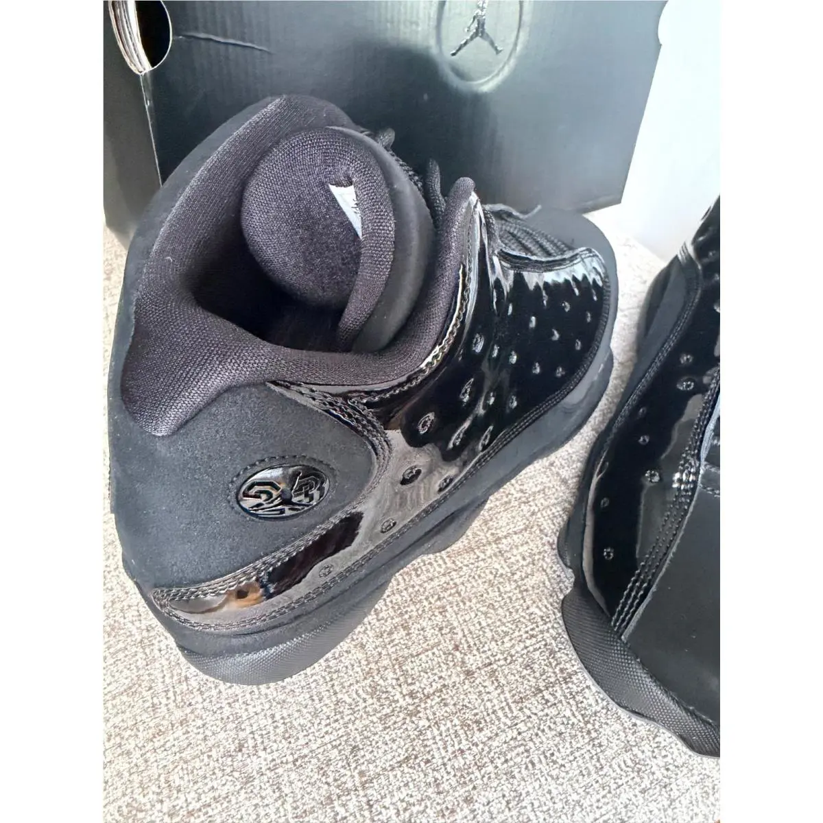 Nike shoes - Air Jordan 13 - Air - 414571-012 - Black, Manufacturer: Black/Black/Black 2